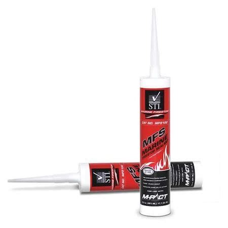 Sti Marine Marine Sealant, 9.5 oz. Size, Red, Tube MFS100 | Zoro