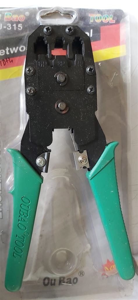 MAJOR 3 in 1 Modular Crimping Tool, RJ45, RJ11 CAT5e/CAT6 LAN CUTTER ...