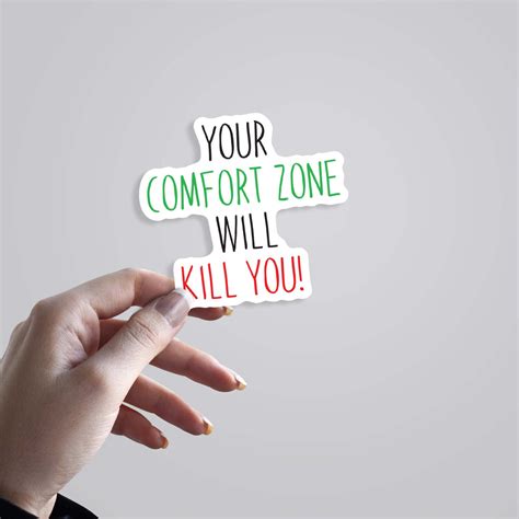 Comfort Zone Stickers - Break Boundaries