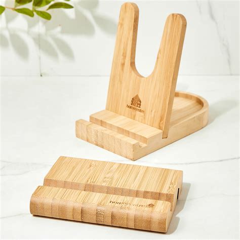 Buy Spinel Rutgers Bamboo Mobile and Tab Holder from Home Centre at ...