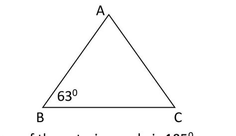Observe the following diagram & find the measure of angle BAC if AB ...