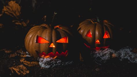 Download wallpaper 3840x2160 halloween, pumpkin, dark 4k uhd 16:9 hd ...