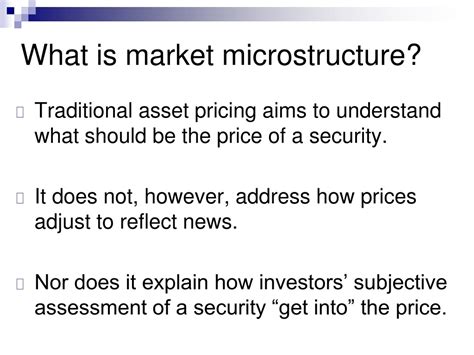 PPT - Research Methodology in Market Microstructure PowerPoint ...