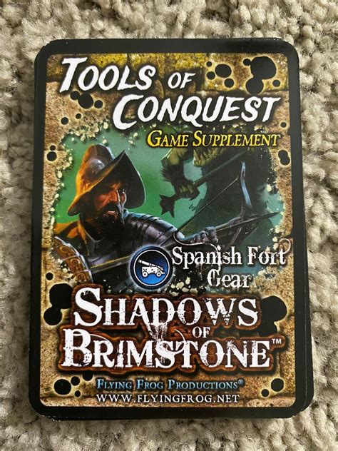 Shadows Of Brimstone Tools of Conquest 15-card Spanish Fort Gear ...