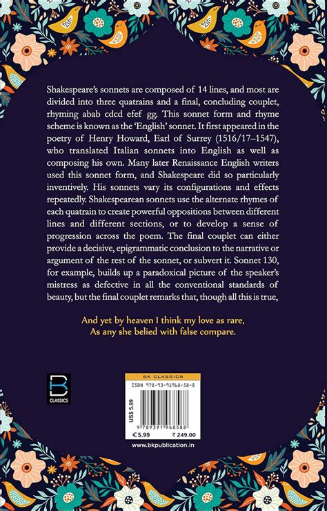English Book Shakespeare's Sonnets and A Lover's Complaint By William ...
