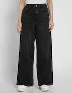 Buy American Eagle Women Black Dreamy Drape Stretch Curvy Super High ...