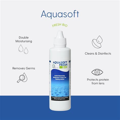 Aquasoft Fresh Bio 360ml by First Lens: Hygienic Lens Care