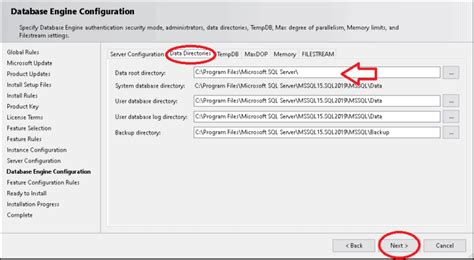 Image result for SQL Server 2019 Database Engine Configuration