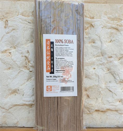Noodles, 100% buckwheat (soba), 250g | Nectarina
