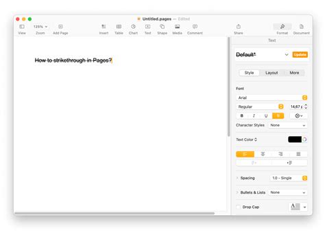 How to strikethrough on Mac (Strikethrough shortcut on Mac)