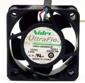 shoptron NIDEC U40G12BS8A5-57 12V 0.54A 4020 4CM 4-wire dual ball fan ...
