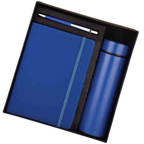 Buy Navy Blue Color 3in1 Combo Gift Set Notebook Diary, Pen, and Bottle ...