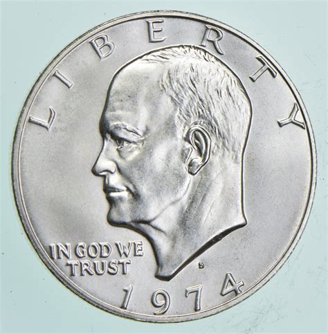 Silver - SPECIALLY MINTED - S Mint Mark - 1974-S - 40% Eisenhower ...