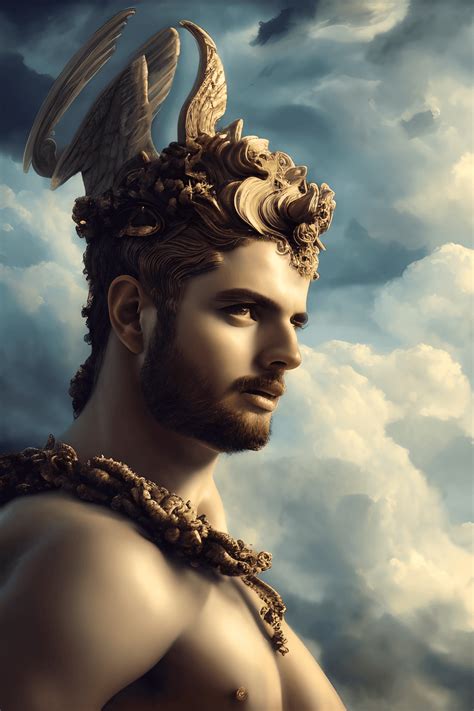 Eros Insanely Realistic Detailed Portrait of Greek God · Creative Fabrica