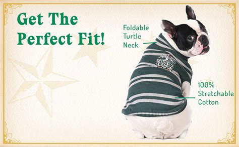 Harry Potter Slytherin Sweater for Puppies, Toy Poodles, Boston ...