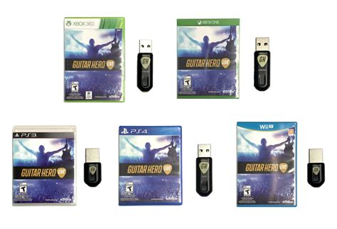 Buy Guitar Hero Live Game & Dongle for Wii U PS3 PS4 Xbox One 360 ...