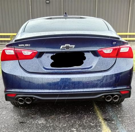 2018 Chevy Malibu LT Dual Exhaust with 2.0 Valance | Chevrolet Malibu Forums