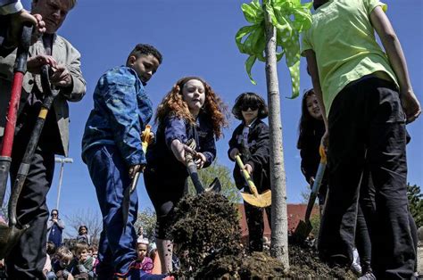 Joliet celebrates Arbor Day at Grand Prairie school – Shaw Local