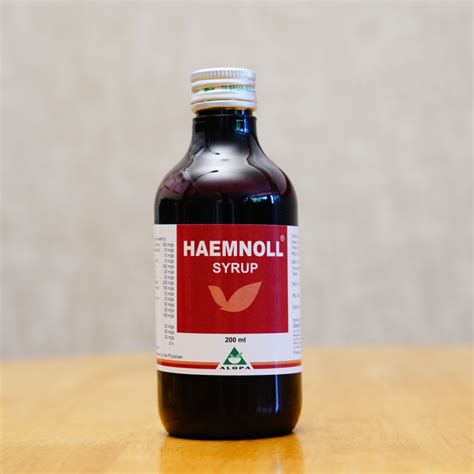 Haemnoll Syrup – Ayurvedic Iron Tonic for Energy & Anemia – Alopa ...