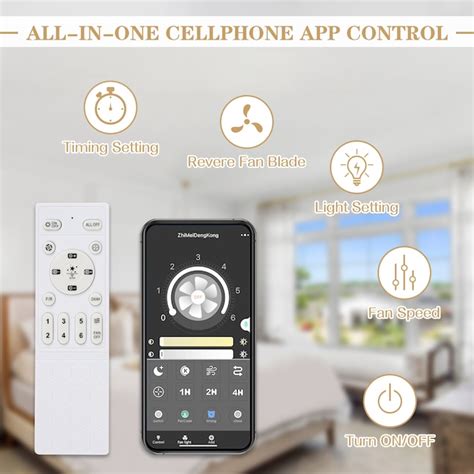 Bella Depot Low Profile Fans 19-in White with Clear Blades Color ...