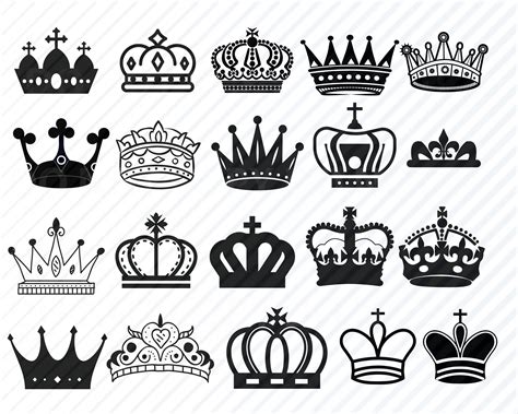 Queen Crown Outline Clipart
