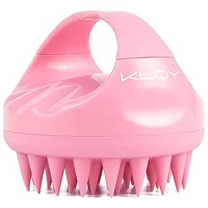 KLOY Hair Scalp Massager Shampoo Brush with Soft Silicone Bristles ...