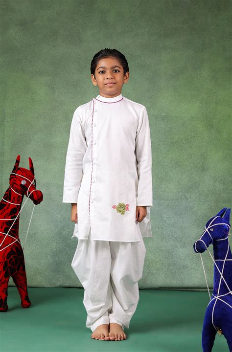 Boy Kurta Set - White –Cute Couture