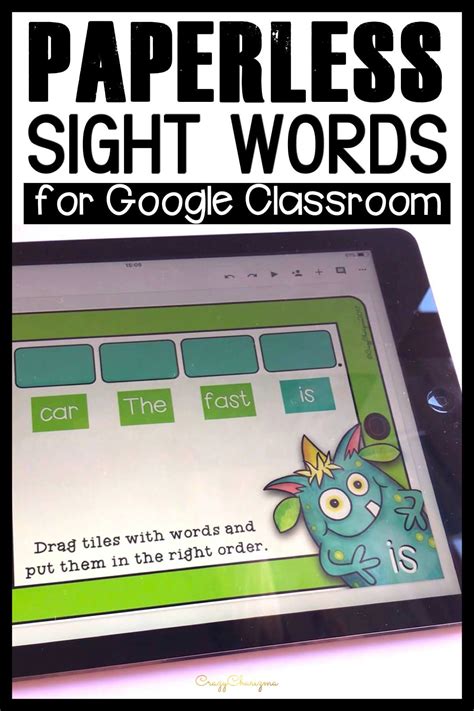 Google Classroom in Kindergarten: Must have activities | CrazyCharizma