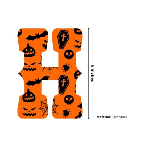 Halloween Banner and Cutout - ( 26 Pcs) Material-Cardstock (6 inches/2 ...