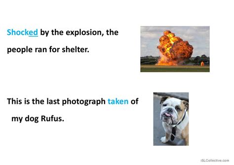 Image result for Examples of Participle Clauses