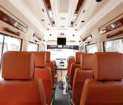 Hire 12, 16, 18 Seater Tempo Traveller Rental Jaipur