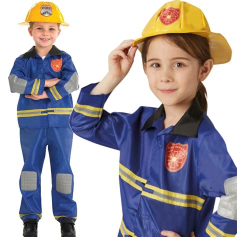 Unisex Firefighter Fancy Dress Costume by Rubies 889518 | Karnival Costumes