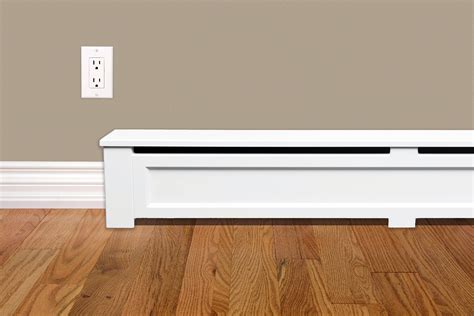 Shaker Style 4 Ft. Wood Baseboard Heater Cover Kit in White - Etsy