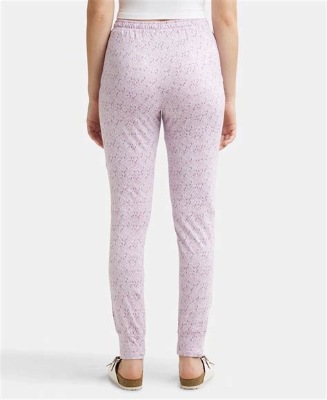 Buy Super Combed Cotton Relaxed Fit Cuffed Hem Styled Printed Pyjama ...