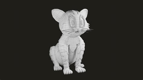 3D Model Cat Model CM02 - TurboSquid 2103681