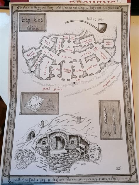 The Hobbit: Floor Plan Of Bag End – Natural Building Blog, 40% OFF