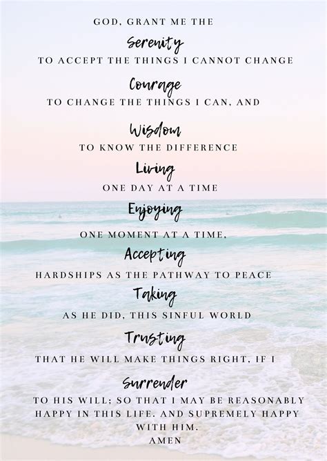 Serenity Prayer Full