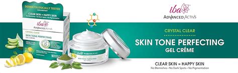 Iba Advanced Activs Crystal Clear Skin Tone Perfecting Gel Crème, 50 g ...