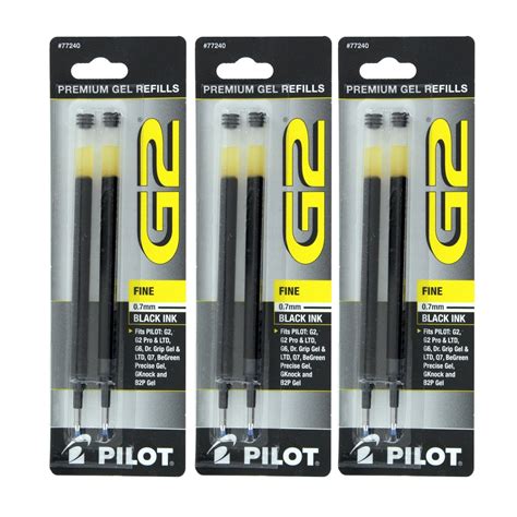 Pilot G2, Dr. Grip Gel/Ltd, ExecuGel G6, Q7 Rollerball Gel Ink Pen ...