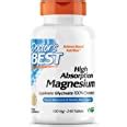 Doctor's Best, High Absorption Magnesium, 100% Chelated, 240 Tablets ...