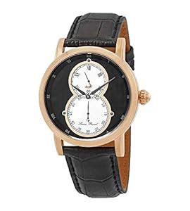 Lucien Piccard Men's 'Infinity' Quartz Stainless Steel and Leather ...