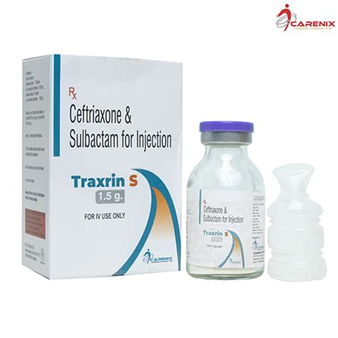 TRAXRIN-S 1.5 Injection Carenix Bio Pharma Pvt. Ltd.