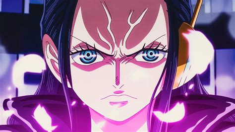 Nico Robin Fierce Gaze - HD One Piece Anime Wallpaper