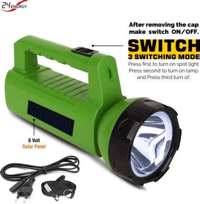 24 ENERGY 50 Watt Torch with Rechargeable Emergency Led tube Light 10 ...