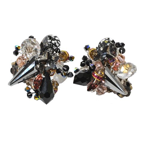 Stardust Earrings (スターダストイヤリング）EMU-019ER-06 ブラック | emujewelry エムジュエリー