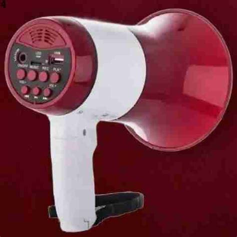 Sagaft A489 Mic 11 (HANDHELD RECHARGEABLE MEGAPHONE) with Recording ...
