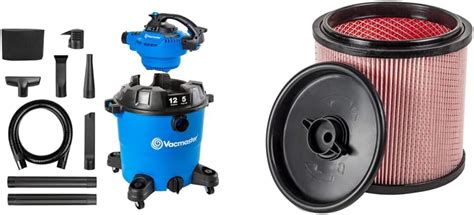 Buy Vacmaster VBV1210, 12-Gallon* 5 Peak HP** Wet/Dry Shop Vacuum with ...