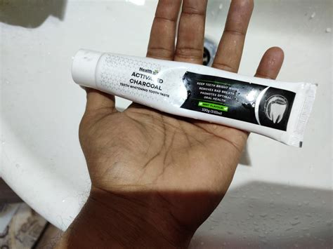 Buy Healthvit Activated Charcoal Toothpaste For Teeth Whitening ...