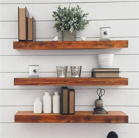 Renbo Furniture Sheesham Wood Floating Shelf Wall Mount Wall Shelves ...