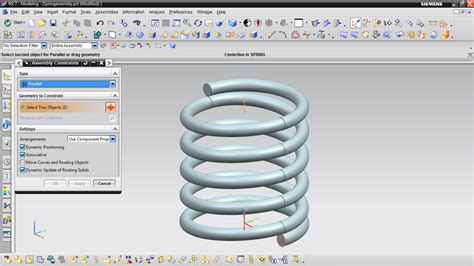 Image result for NX Spring Drawing